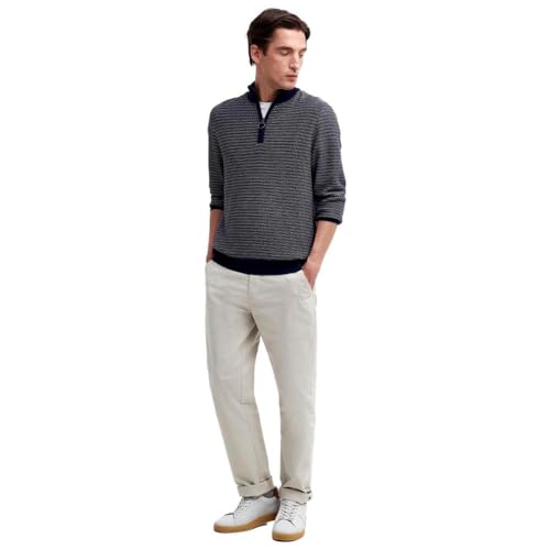 Barbour Men's Dunstan Half-Zip Jumper, Navy3