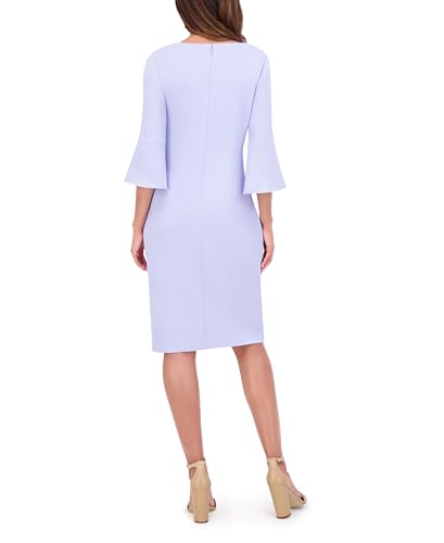 Image of Kensie Women's Belle Sleeve Scuba Crepe Midi Dress