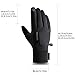 Thermal Gloves Women Windproof Winter Gloves Warm Windproof All Fingers Touchscreen Gloves for Men Skiing and Outdoor Work (Black, M)