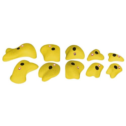 Holds Set 3 modulaires Ocun jaune pour structure d'escalade