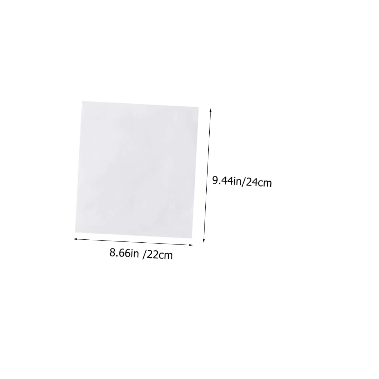 BRIGHTFUFU 200pcs Oil Absorbing Sheets Non-sticky Cooking Paper Oil Blotting Frying Papers Tempuro Pads