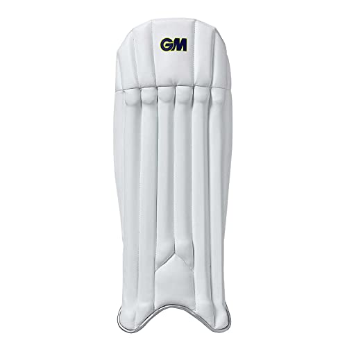 Image of GM Prima Leather Cricket Wicket Keeping Legguard for Mens, Size - Boys