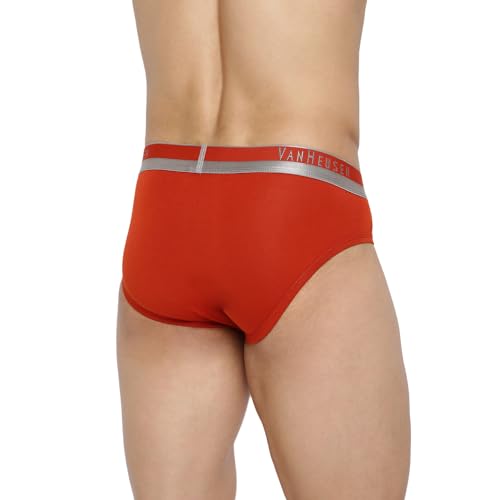 Image of Van Heusen Men Colour Fresh Briefs - Pima Cotton Stretch - Ultra Soft, Solid