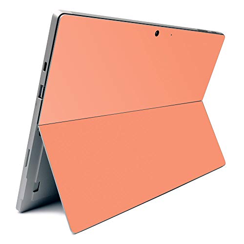 Image of MightySkins Carbon Fiber Skin for Microsoft Surface Pro 7 - Solid Peach | Textured Carbon Fiber Finish | Easy to Apply, Remove, and Change Styles | Made in The USA (CF-MISURPR7-Solid Peach)