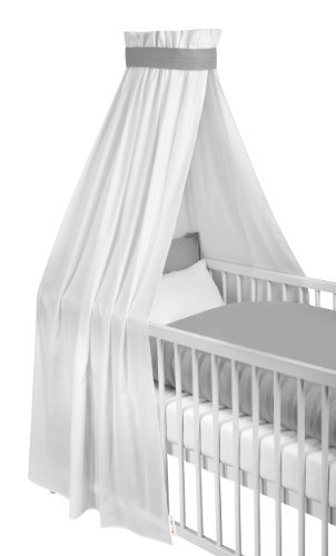 Julius Zöllner Babyblog 5090040527 baldachim wielokolorowy (biały/srebrny)