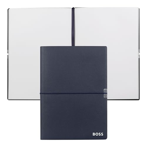 Hugo Boss Notizbuch A5 Elegance Storyline Navy Plain