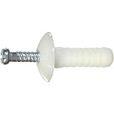 Hillman 1/4 in. Dia. x 1-1/2 in. L Nylon Truss Head Truss Head Anchor 100 pk