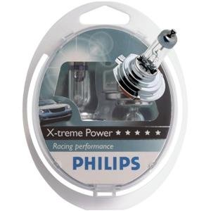 Philips 12972XPS2 Xtreme Power - Kit 2 lampadine per fanali, H7, +80% di luce