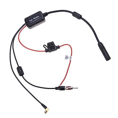 Antena de coche interior VILLCASE para escuchar radio AM/FM sin interferencias y de fácil montaje