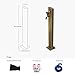 GSATREY Floor Mount Water Tap, Freestanding Floor Mounted Hydrant Water Tap, Decorative Yard Floor Mounted Antifreeze Faucet, Sturdy Base, Easy Installation