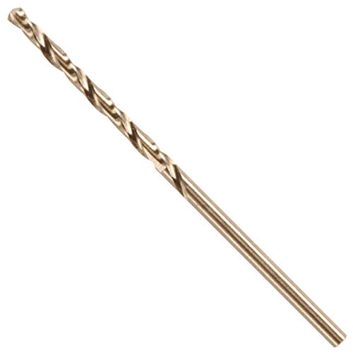 Image of BOSCH CO2133B 1-Piece 3 /32 in. x 2-1 /4 in. Cobalt M42 Metal Drill Bit with Three-Flat Shank for Drilling Applications in Stainless Steel, Cast Iron, Titanium, Light-Gauge Metal, Aluminum