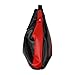 Speed Ball Training Punching Bag, Pear Shaped Boxing for MMA Exercise Ball for Home Gym, Heavy Duty PU Leather with Rebounding Accuracy, Red and Black