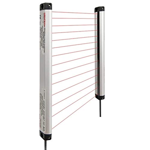 Rideaux de sécurité ultra fins avec capteur d’écran de sécurité pour râper la machine de frappe - 20 mm pour la détection de la paume avec contrôleur (personnalisable), Beams: 4,Sensing height: 60mm