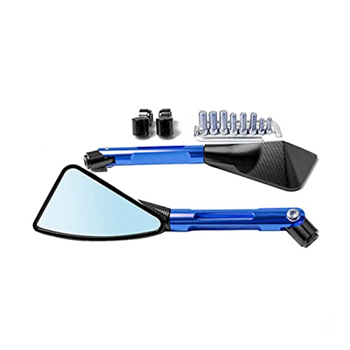 Espejos retrovisores para Kawasaki Z900 Ninja 400 CNC cristal azul