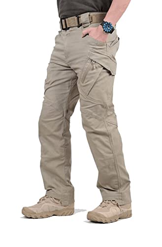 siyecaoo Herren Hosen Wanderhose Cargo Hose Stretch Arbeitshose Militär...