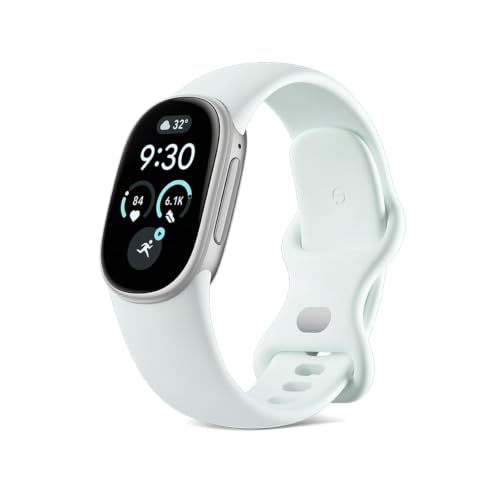 Fitbit Edge de Google - Caja Plata Pulida/Correa Deportiva Gris Niebla