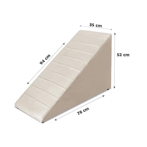 Rampinha Escadinha Escada para Pet Cachorro Gatos Animais Cor Bege