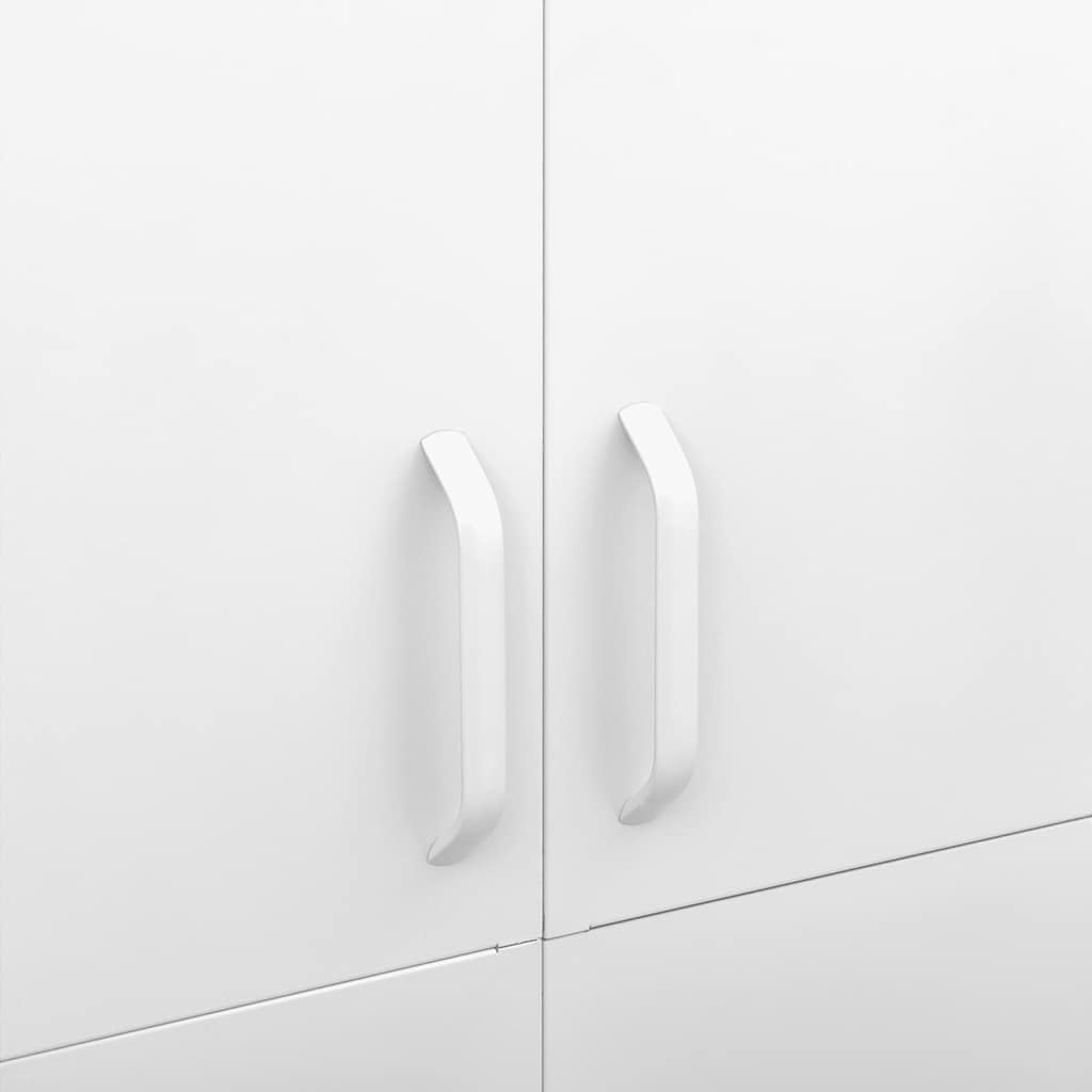 vidaXL Armario de Acero Blanco 90x50x180 cm
