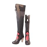 KOGOROUCOS HSR Acherons Boots Cosplay Costume Customizable Size (Men 7US 9.85inch 25cm) 0903182