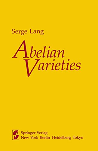 Abelian Varieties view 2