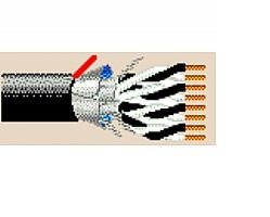 Belden 1040A 100FT 16 AWG 12 Conductor 16/12 Individual & Overall Shielded VNTC Instrumentation Tray Cable UL Type TC 600V E1 - Black