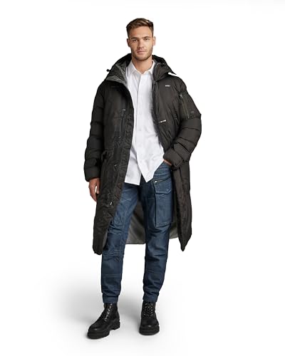 G-STAR RAW Herren Pillow Whistler Hooded XL Parka, Schwarz (dk black...