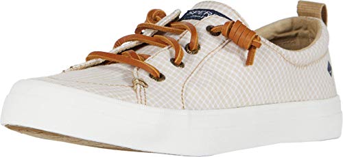 Sperry Women's Crest Vibe Mini Check Sneaker, Cornstalk/White, 8.5 M US Sperry Women's Crest Vibe Mini Check Sneaker, Cornstalk/White, 8.5 M US