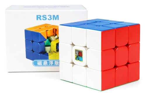 Image of Hawkister MoYu RS3 M 2021 3x3 MagLev Speed Cube | World's First Magnetic Levitation 3x3x3 | Professional Stickerless Magnetic Speedcube with 9-Setting Dual Adjustment System, 56mm High-Performance