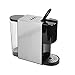 Macchina da Caffè Espresso, Macchina da Caffè 3 in 1 in Acciaio Inossidabile Macchina da Caffè Macchina da Caffè Espresso Macchina da Caffè Portatile con 3 Slot per Capsule(Argento e nero)