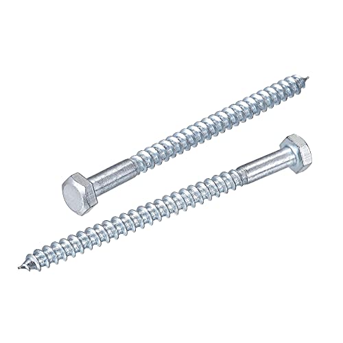 Tornillos Hex M8 x 120mm Acero Carbono Zinc 15Pzs miniatura 1