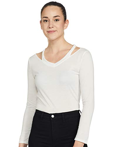 Image of Fabme Women's Styled Plain Cotton Top