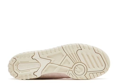 New Balance 550 Women's Shoes, Linen/Pink Granite/Sea Salt, Size 9