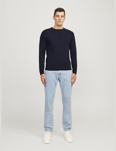 Pull en tricot homme à manches longues et coupe ajustée