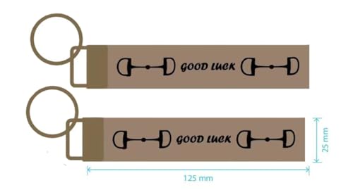 1.5 inch Elastic Equestrian Belt with Surcingle Buckle, Horses Belt with Good Luck Key Strap for Horseback Riding Sports4