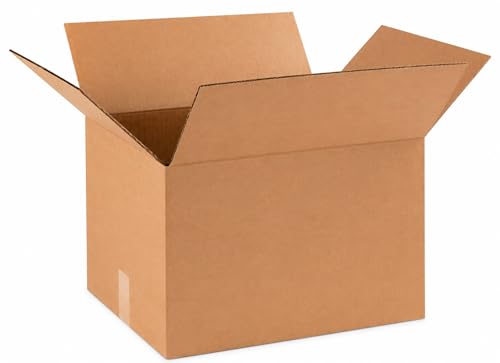Image of BOX USA Moving Boxes Holds 65lbs, 18 inchL x 14 inchW x 12 inchH (20-Pack) Medium - Corrugated Cardboard Box for Shipping, Mailing, Packing, Packaging and Storage