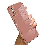 Bonoma Compatible with iPhone Xs Max Case Love Heart Plating Electroplate Luxury Elegant Case Camera...