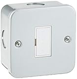 Pro Elec 9012 13 A Metallplatte, abgesichert, ungeschaltete Anschlusseinheit