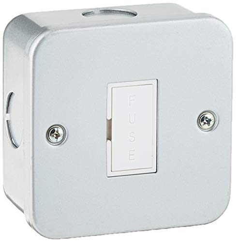 Pro Elec 9012 13 A Metallplatte, abgesichert, ungeschaltete Anschlusseinheit