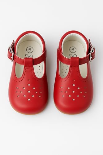 Kids Unisex Buckled Leather Mary Jane Shoes – Comfortable and Durable Footwear3