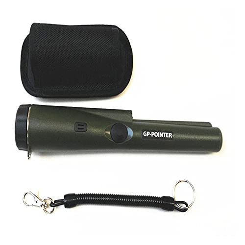 Detector de Metales, Detector de Metales de Mano Verde del ejército GP-Puntero Varilla de posicionamiento fácil de Transportar for detectar Oro, Plata y Cobre.