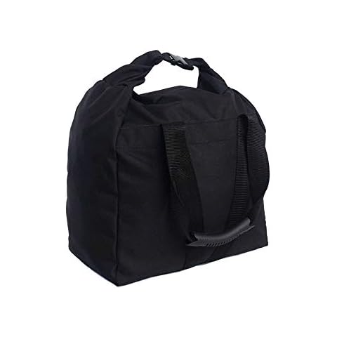Namvo verstellbarer Sandsack Tragbarer weicher Sandsack zum Gewichtheben Hantel Gym Fitness Bodybuilding Yoga Training und Übung 5-10KG (Schwarz) Cover
