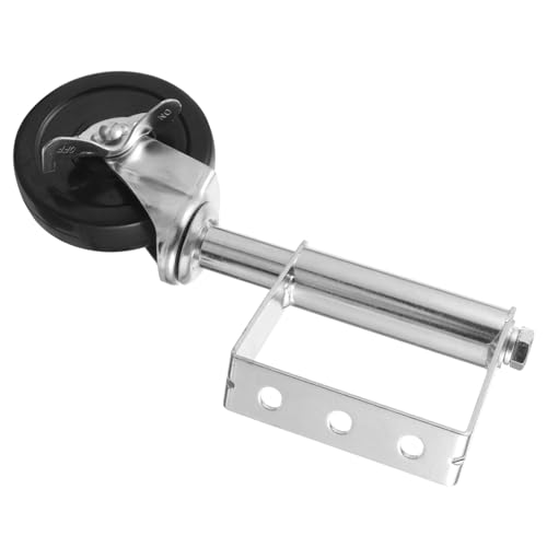 TEMPNAP 多機能スプリング式減震門輪 耐荷重 自動調節高さ キャスター付きフェンスゲート用 不整地対応 砂利 芝生 コンクリート適用