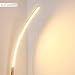 Lámpara de pie LED Kimbolton regulable de metal y diseño curvo, ideal...