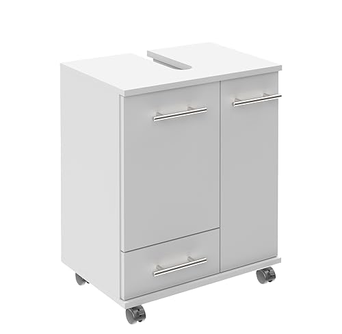 Schildmeyer 114669 Waschbeckenunterschrank, 50 x 63,5 x 32,5 cm, weiß