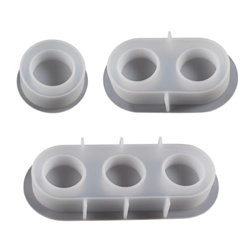 DIY Cement Candle Holder Gypsum Tray Epoxy Resin Mould Home Decor Handicrafts