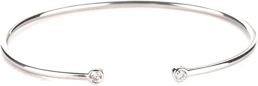 Shaya by CaratLane 3 mm Stone See You Again Bracelet in 925 Silver