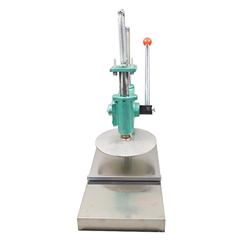LGXEnzhuo 8.66Inch Manual Pizza Dough Press Machine Stainless Steel Pizza Cake Presser 0.2inch Thickness Bread Dough Pastry Pressing Tool