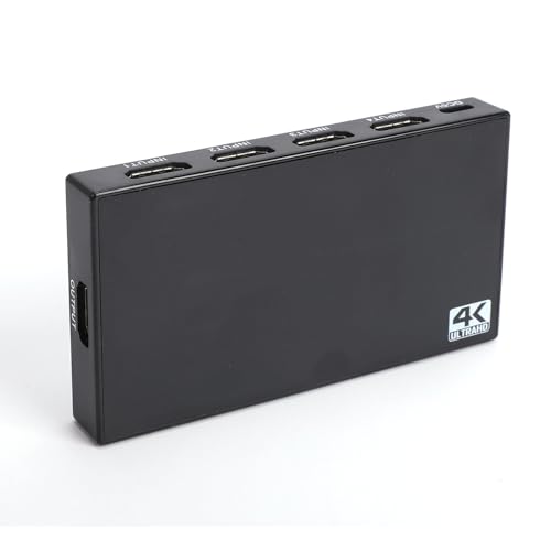 Annadue 4 in 1 Out HDMI ���[ 4K 30Hz 1080P�AIR �����R���t�� 4 �|�[�g HDMI �Z���N�^�[�ALED �C���W�P�[�^�[�AR 3D �T�|�[�g True/DTS-�APC/TV �ƌ݊�������