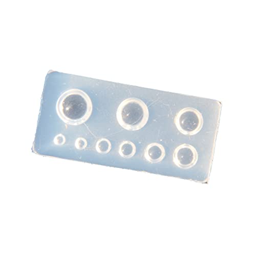 Nail Decoration Silicone Mold Acrylic Artificial Nails Mold Resin Nail Art Casting Molds Oval Round Nail Art Molds