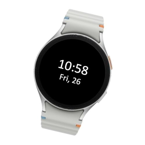 Samsung Galaxy Watch 7 (44mm) AI Smartwatch w/ 1.5' AMOLED, Wear OS 5, Wi-Fi, Bluetooth, Heart Rate, Sleep Apnea & GPS Fitness Tracker, International Model L310 (w/Fast Charger, Silver)